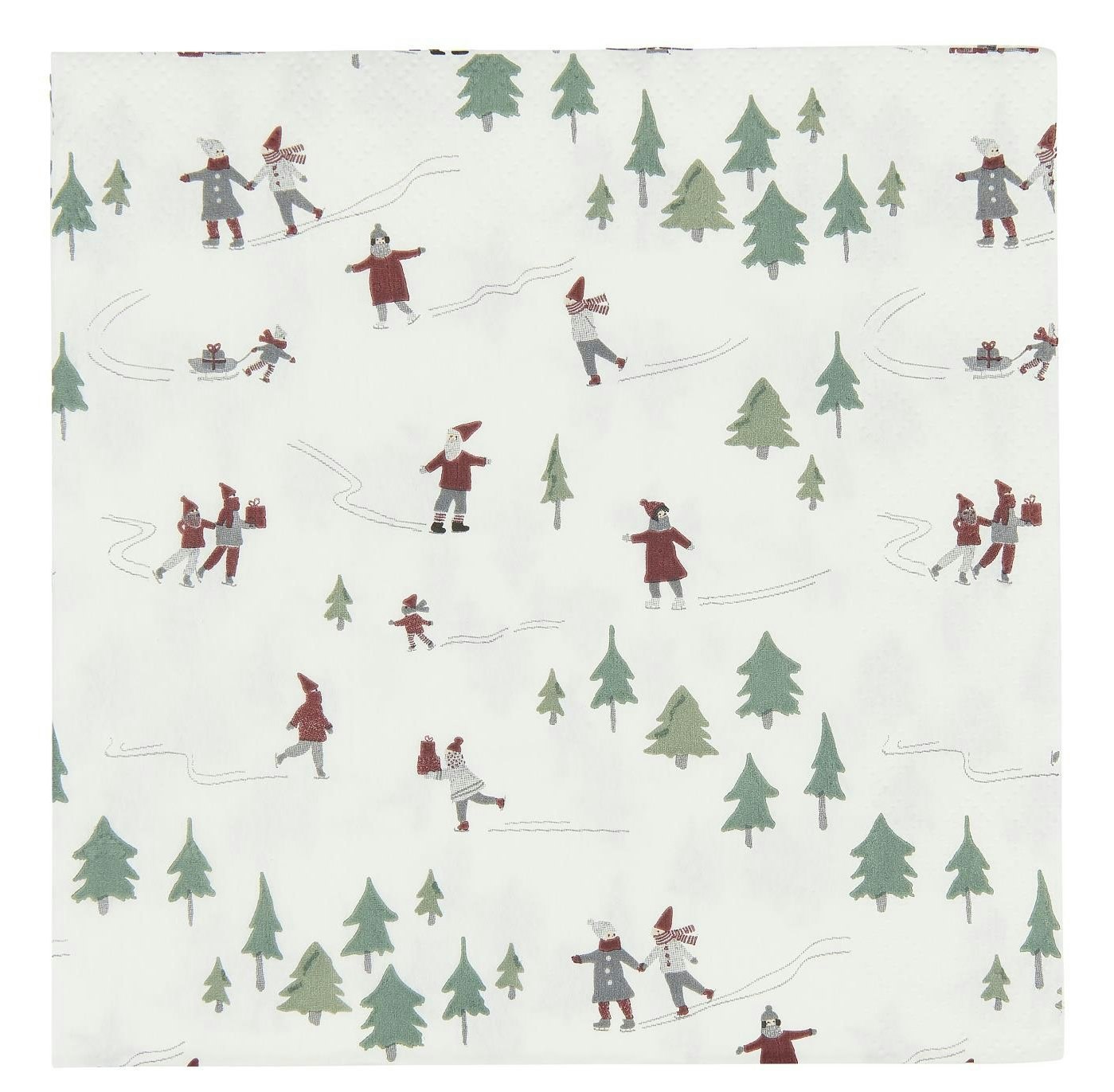 Pack of 20 Paper Christmas Napkins by Ib Laursen