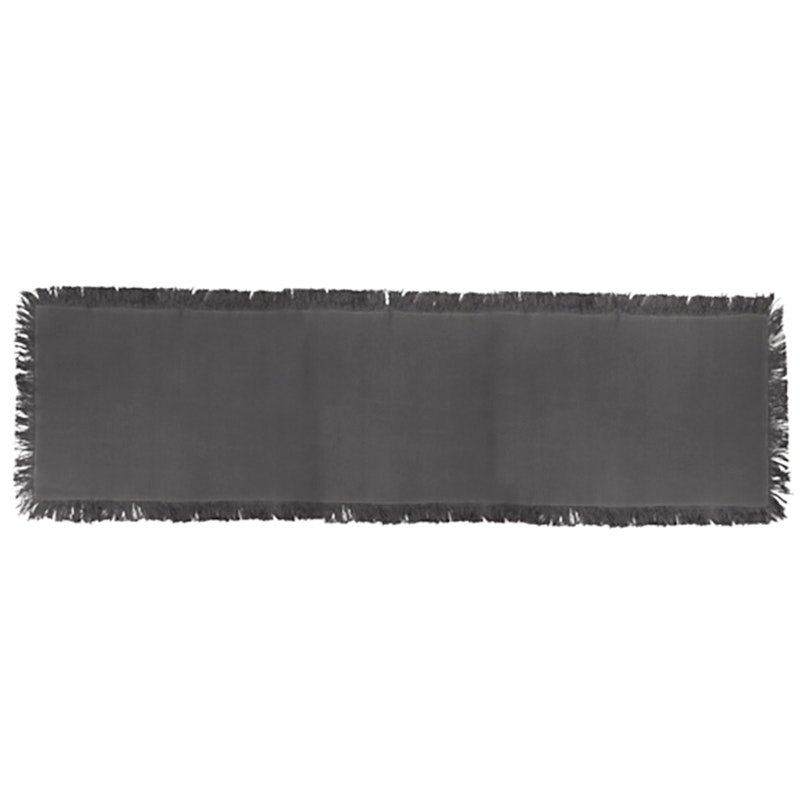 Charcoal Jute Table Runner by Raine And Humble