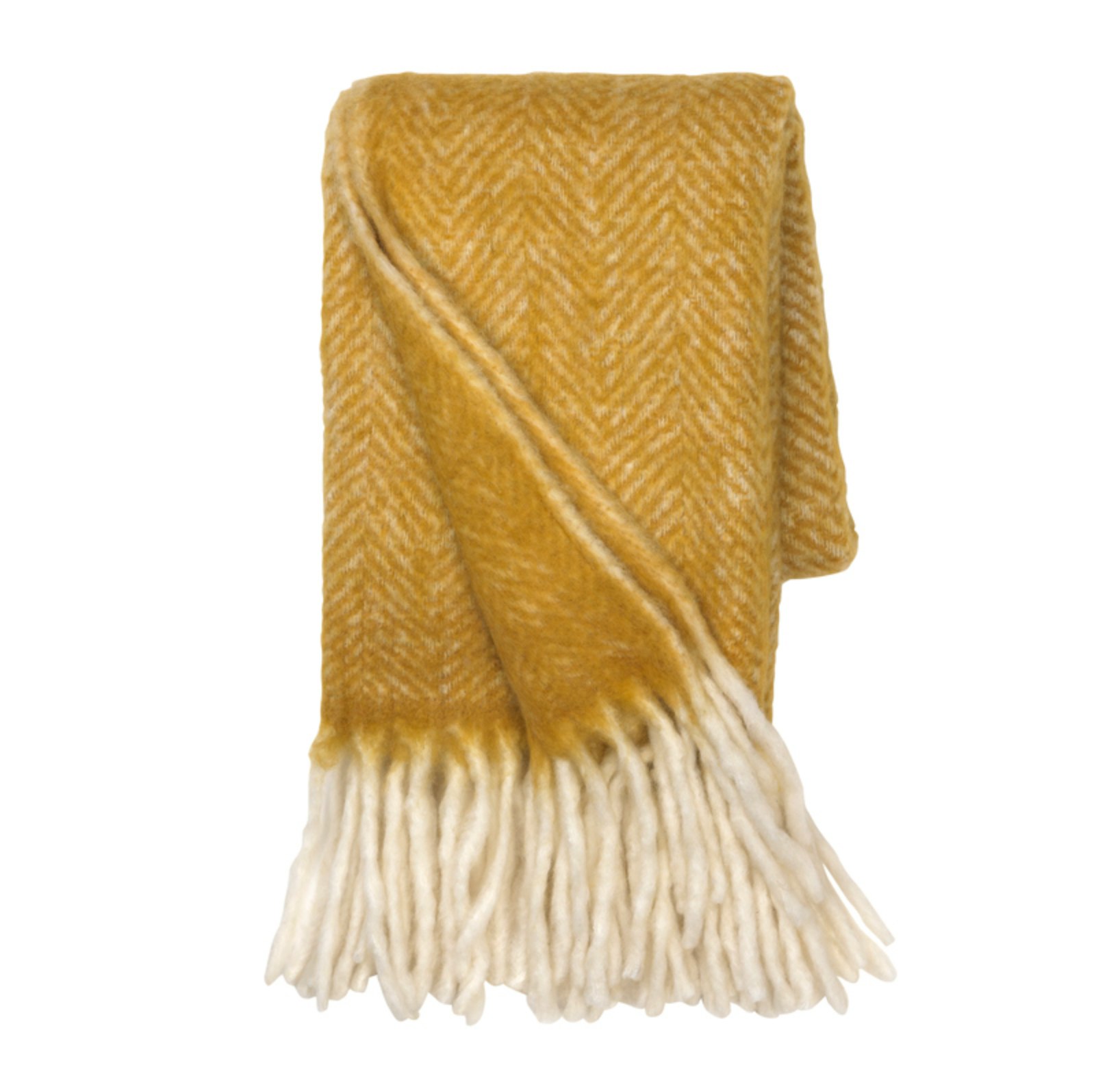 Mustard Mathea Throw by Cozy Living