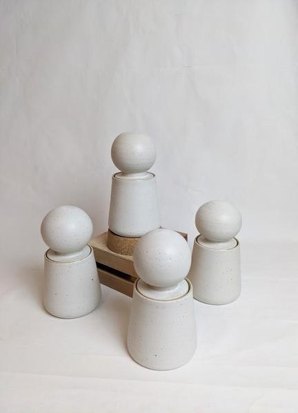 Storage Jar | White Speckle by LAM CERAMICA VENEZIA