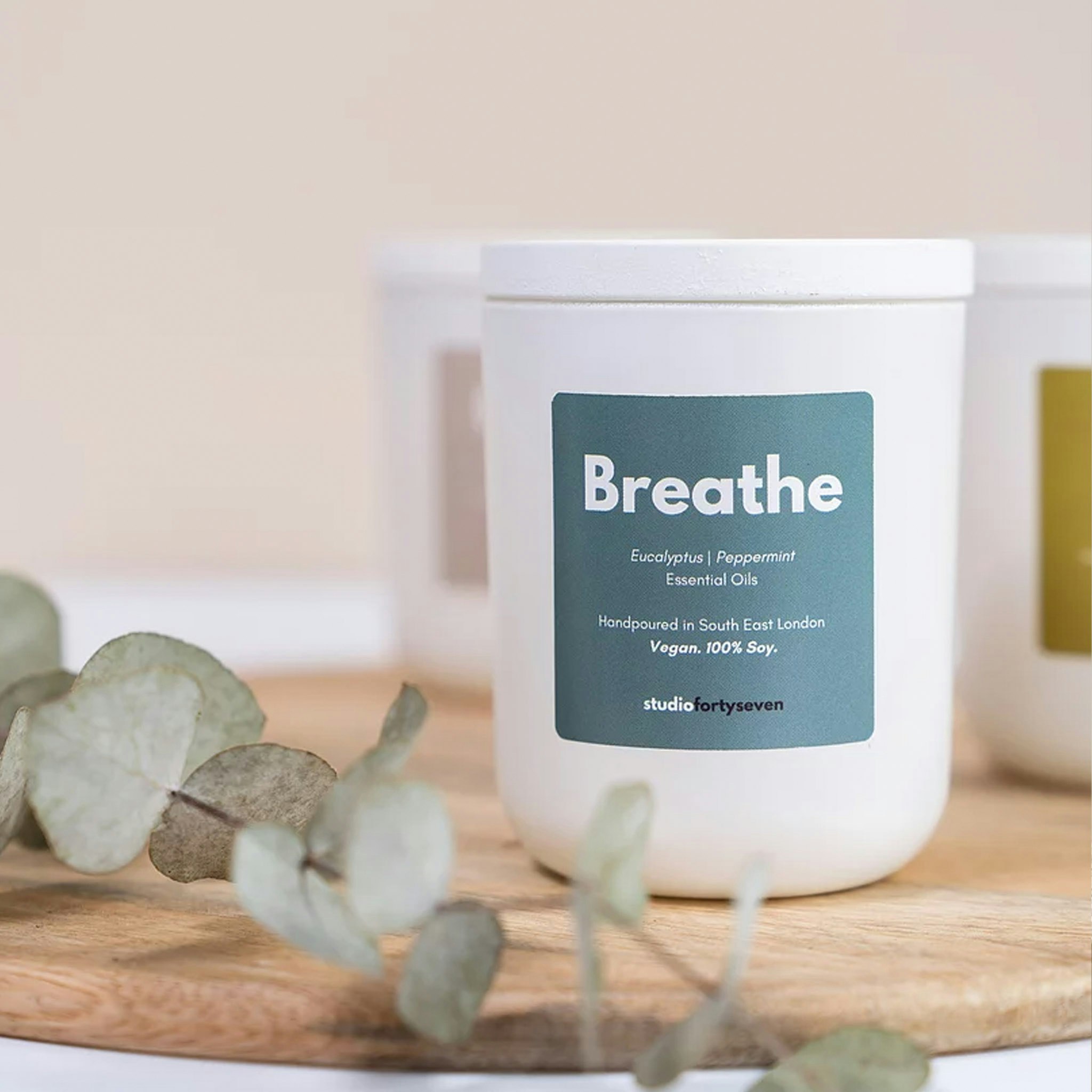 Breathe - Eucalyptus & Peppermint Candle by Studio47