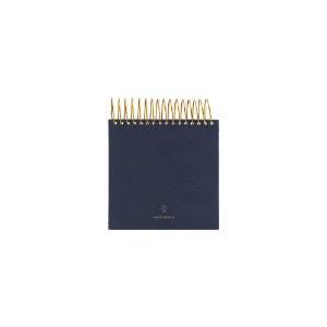 Spiral Bound Notebook Navy Square by Monograph