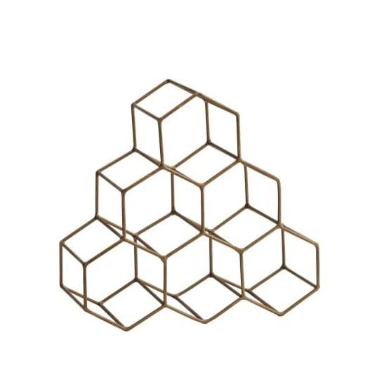 Honeycomb Wine Rack Bottle Holder by Madam Stoltz