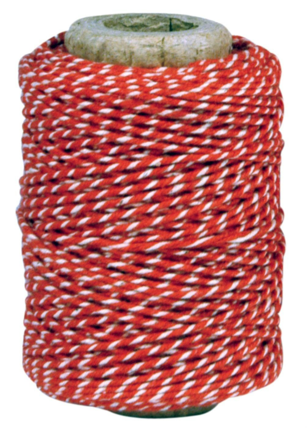 50 m Red and White String by Ib Laursen