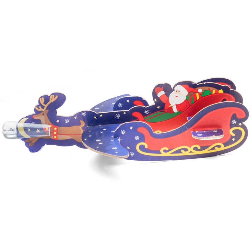 Santa’s Sleigh Poly Glider Pack of 3 by Tobar