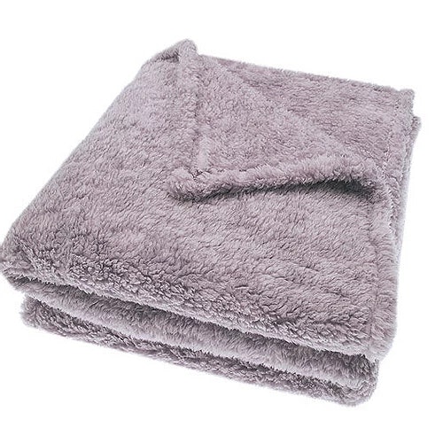 Blush Soft Sherpa Throw by Waltons of Yorkshire