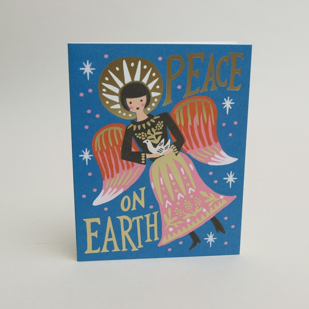 Rifle Christmas Card Peace On Earth by