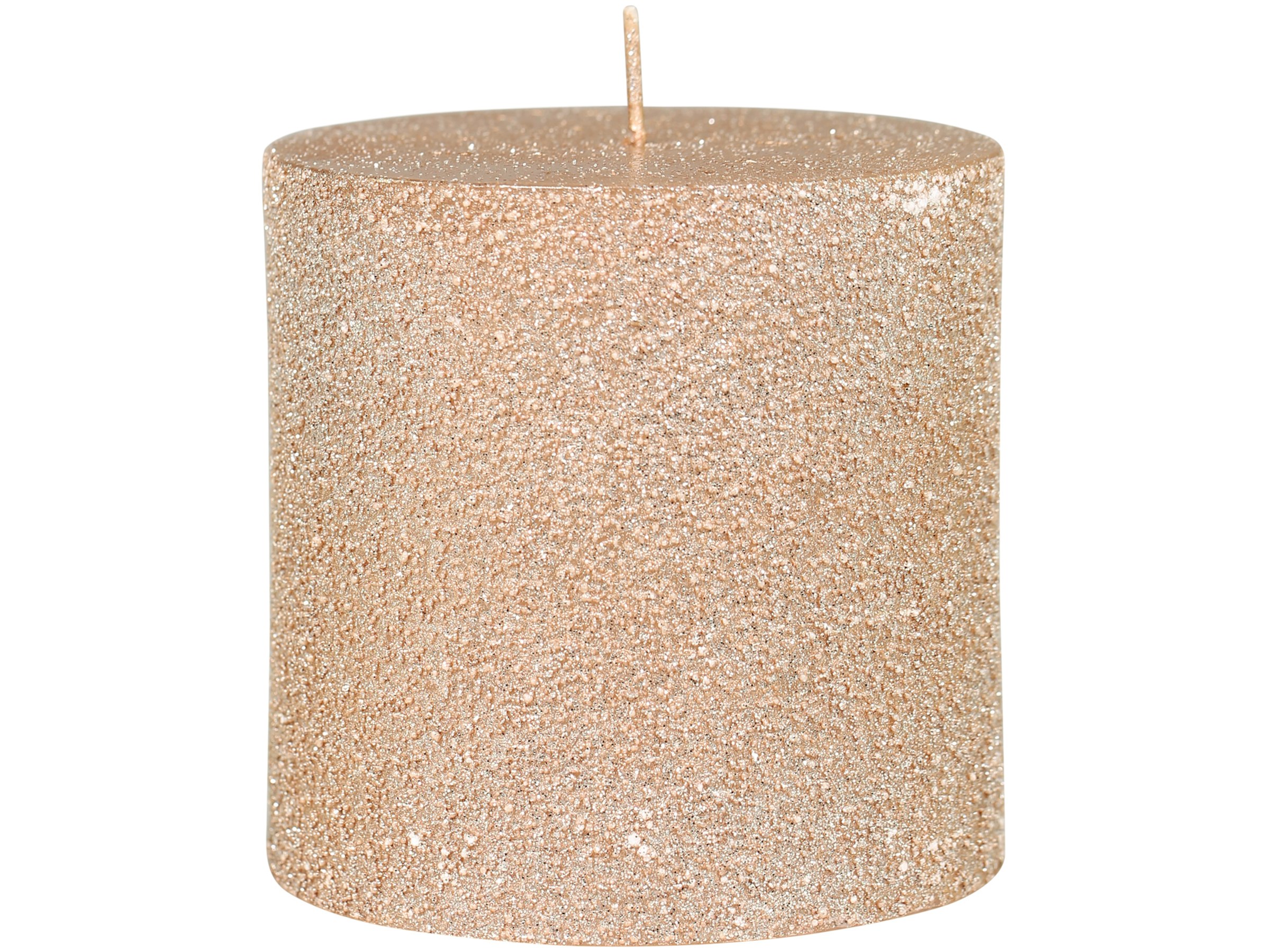 Large Dusky Pink Glitter Gorgeous Candle by Chic Antique