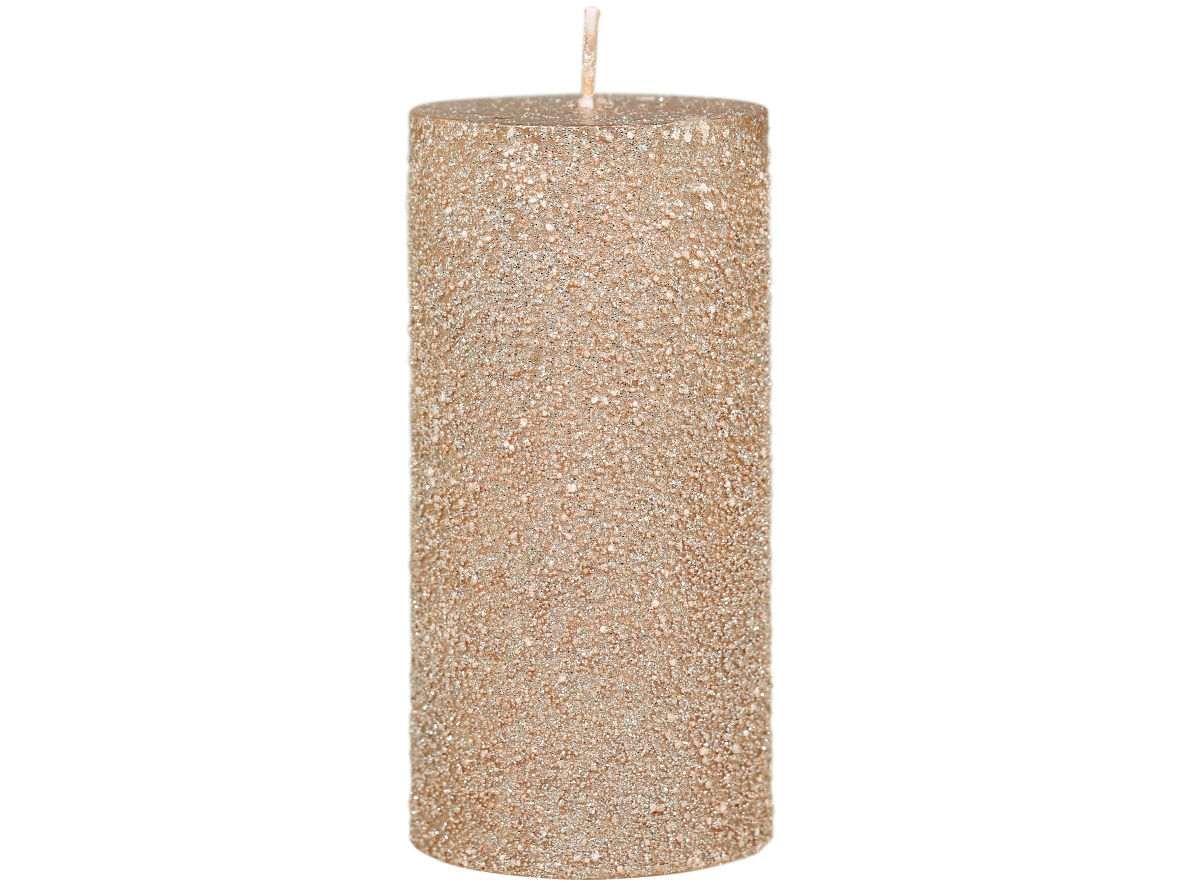 Medium Dusky Pink Glitter Gorgeous Candle by Chic Antique