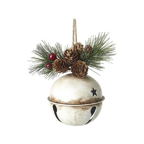 White Single Christmas Bell for Decoration by Heaven Sends