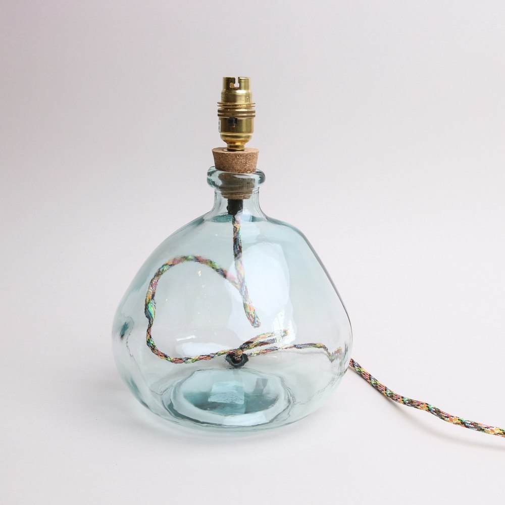Small 29 cm Simplicity Jar Lamp Clear by Jarapa