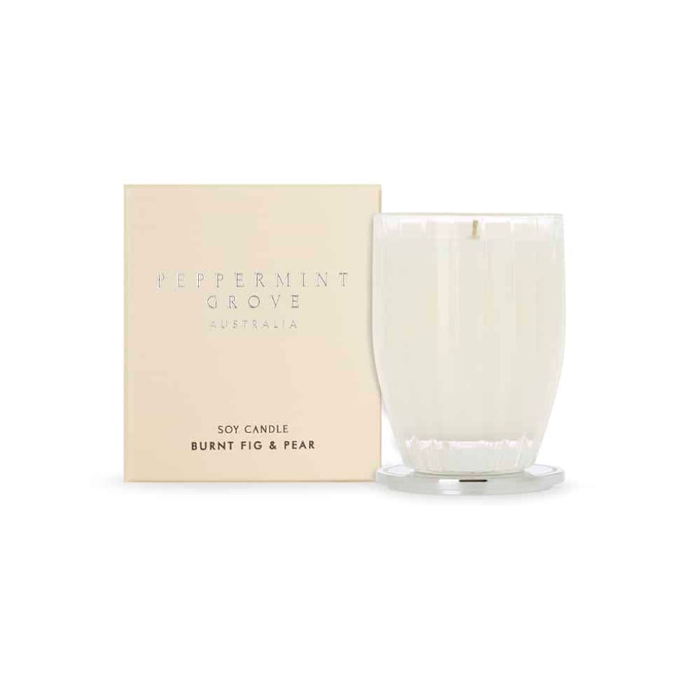 Burnt Fig & Pear Medium Candle by Peppermint Grove