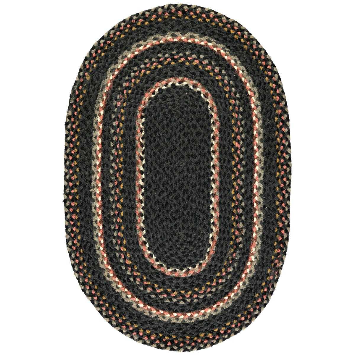 61 x 244cm Oval Marble Organic Jute Rug by The Braided Rug Company