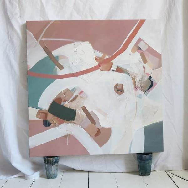 Sleepy Rose | Paint on Canvas by CHRISTINA STUDIO