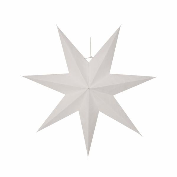 White Paper Star Decoration 45 cm by Garden Trading
