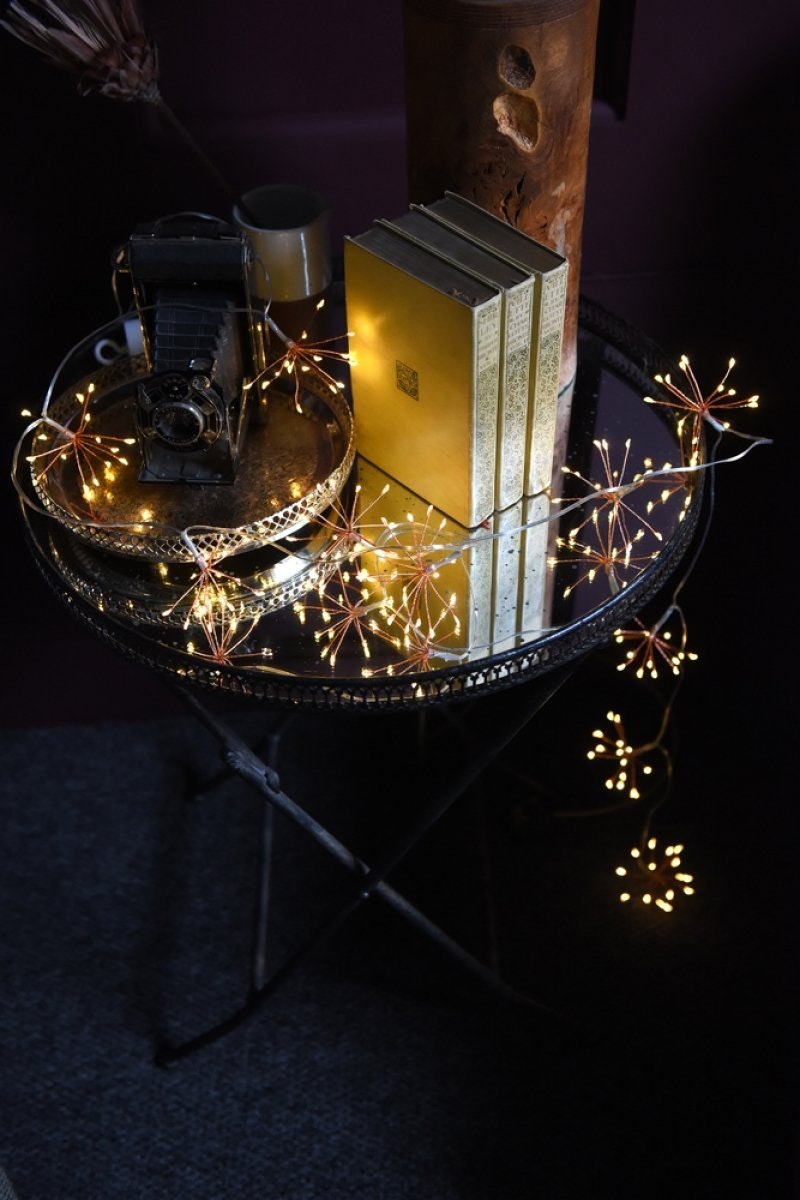 Copper Star Chain Battery Light by Distinctly Living