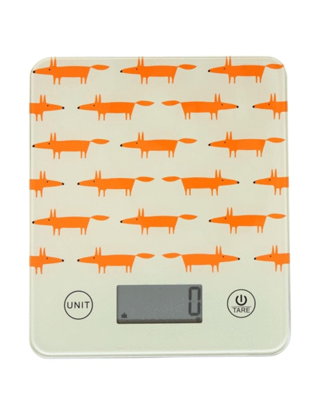 Mr Fox Electronic Kitchen Scales Stone by Scion