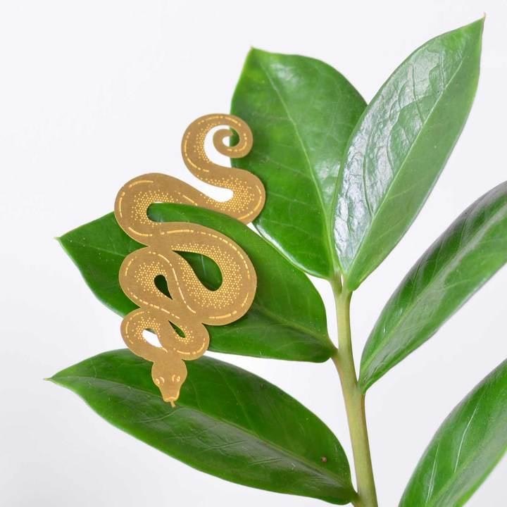 Brass Plant Animals / Snake by Another Studio