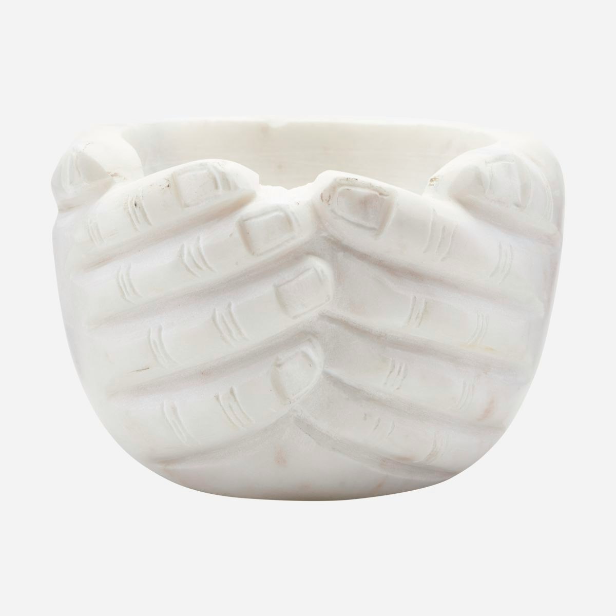 Marble Hands Decorative Bowl by House Doctor