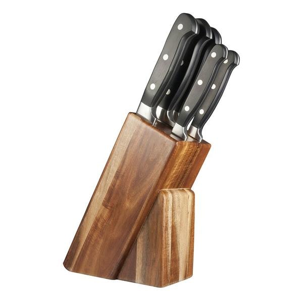 Taylor S Eye 5 Pic Acacia Wood Knife Block Set by Taylors Eye Witness