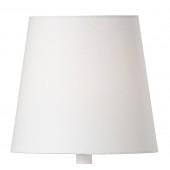 Basic Straight Lamp Shade In Linen White 20 Cm by Watt & Veke