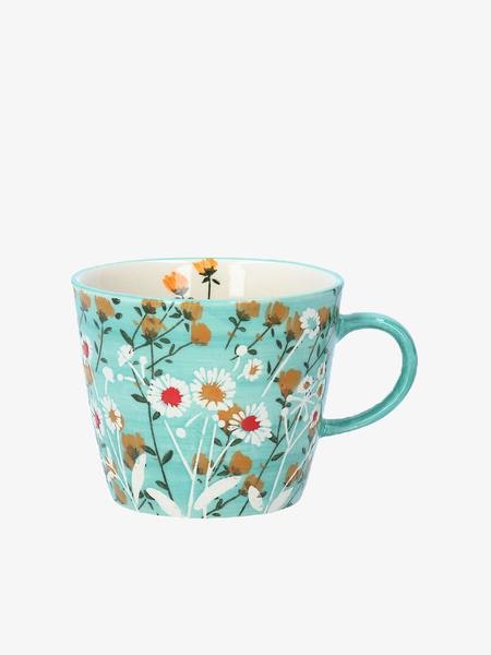 Blue Wild Daisy Mug by Gisela Graham