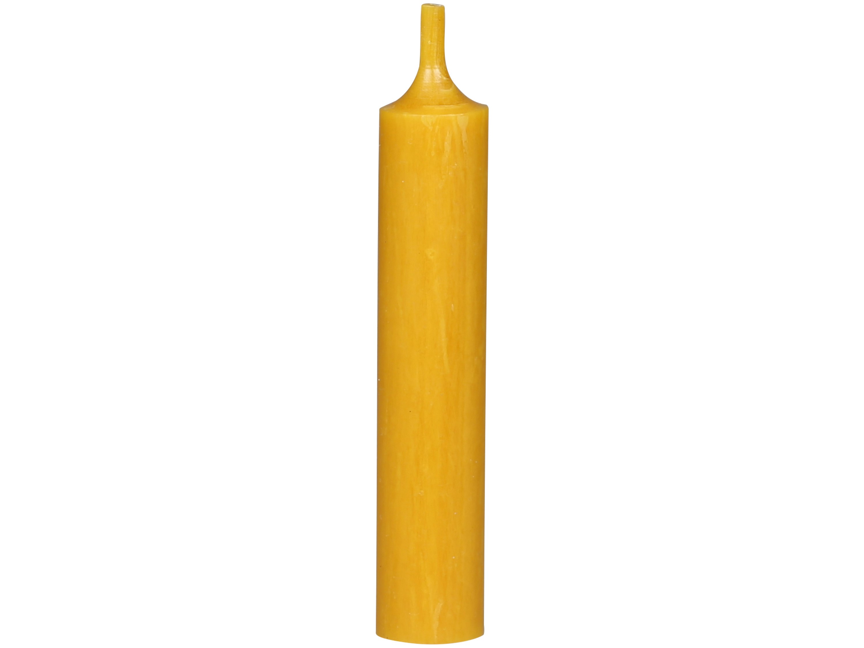 Bundle of 10 Short Mustard Yellow Dinner Candles by Chic Antique