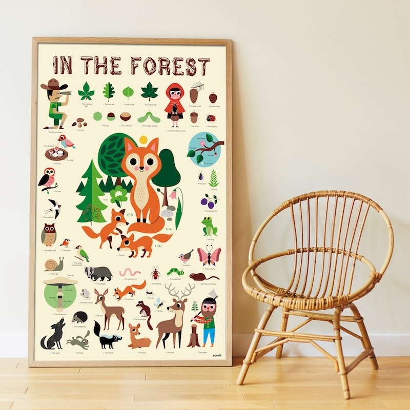 Discovery Forest Sticker Poster by Poppik