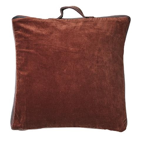 Toulouse Seat Cushion Cover Rust Red by Maitri