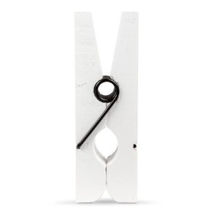 Kitchen Set Pegs With Hooks White by Knijpertjes
