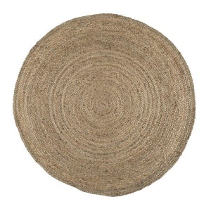 Round Jute Rug by Ib Laursen