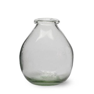Teardrop Recycled Vase by Garden Trading