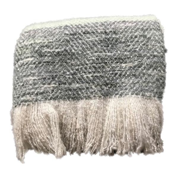 Throw Winter Cottage by Maitri