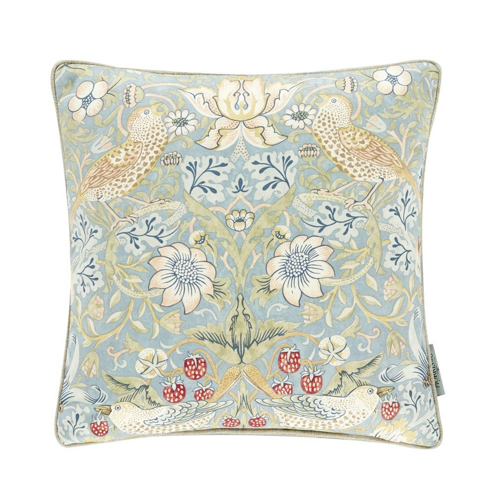 Strawberry Thief Cushion by Morris & Co