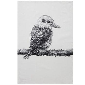 Kookaburra Tea Towel by Distinctly Living