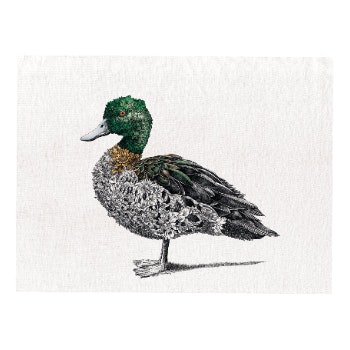 Chestnut Teal Tea Towel by Distinctly Living