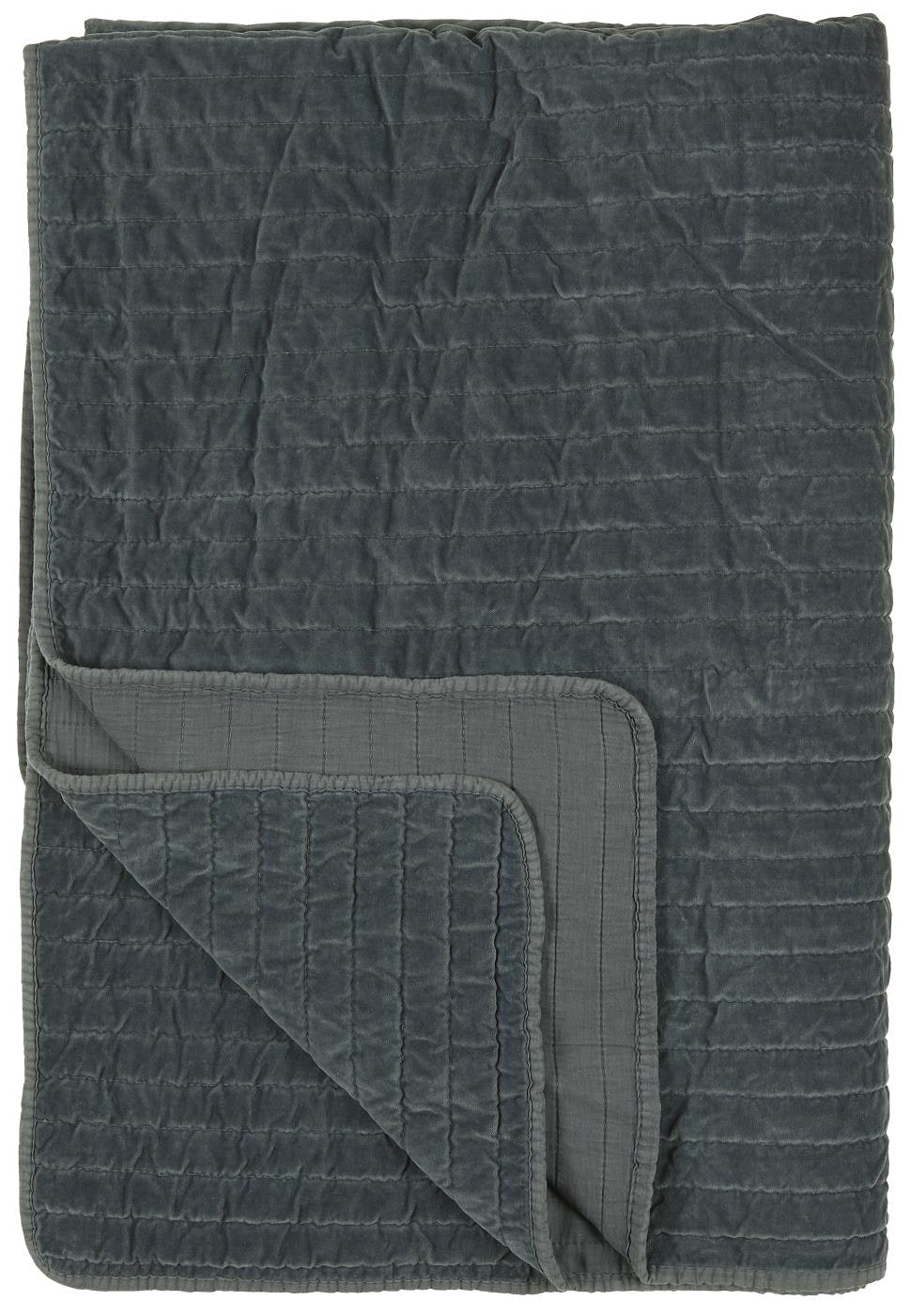 Historical Blue Velvet Quilt by Ib Laursen
