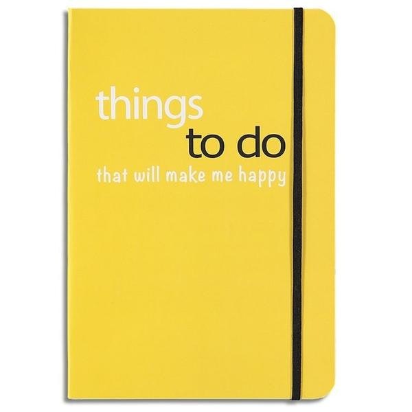 Things To Do That Will Make Me Happy Notebook by The Chiswick Gift Company