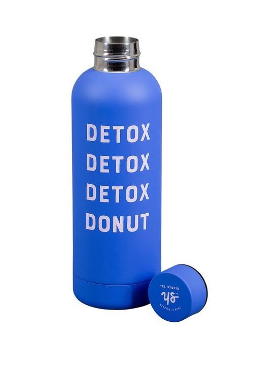 500ml Water Bottle - Detox Donut by Yes Studio