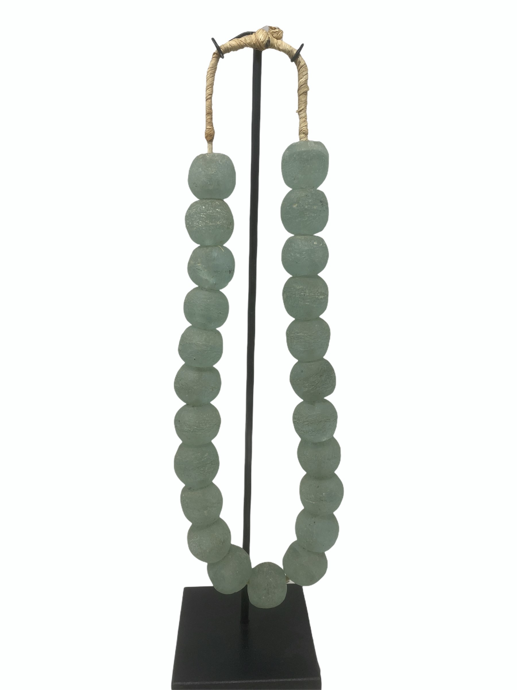Large Turquoise Ghana Glass Beads by Botanical Boys