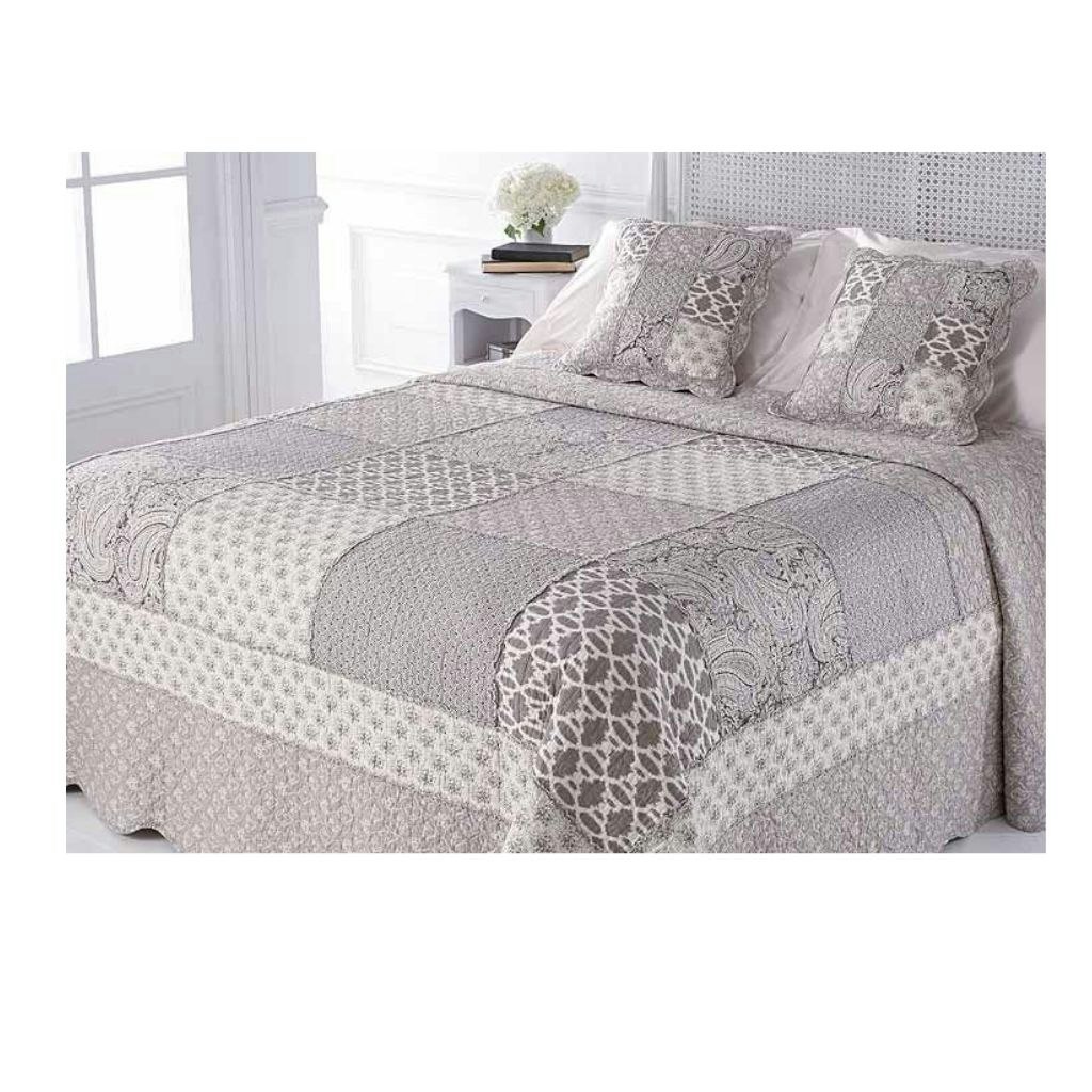Elsa Patchwork Quilted Bedspread by Waltons of Yorkshire