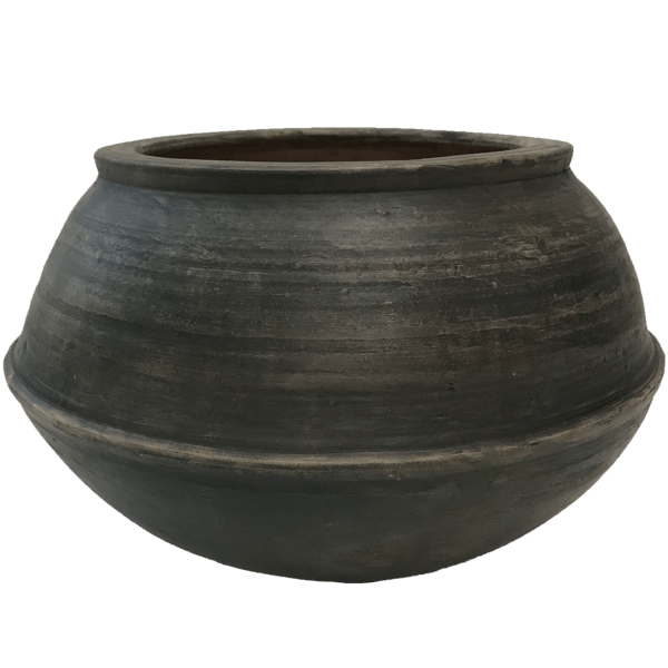 Clay Pot With Patina by Maitri