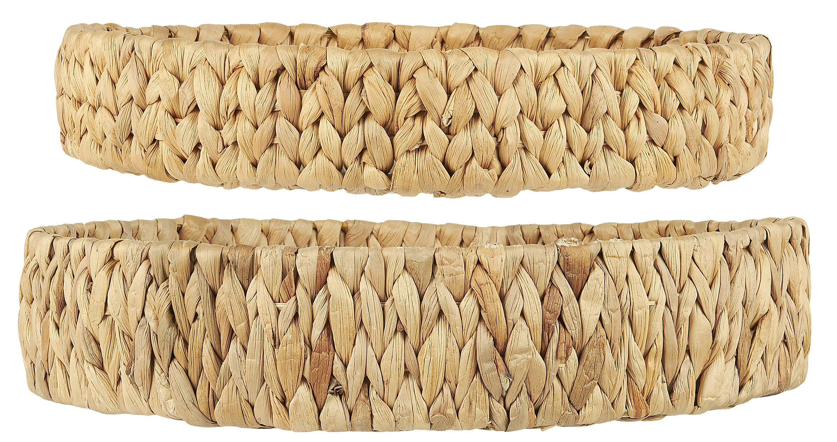 Set of 2 Woven Trays by Ib Laursen