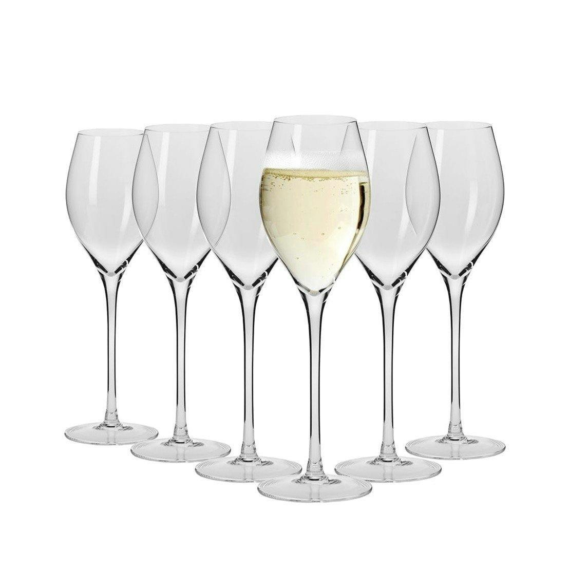Set of 6 Prosseco Glasses by Distinctly Living