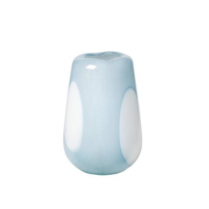 Ada Dot Mouthblown Vase | Small | Light Blue by Broste Copenhagen