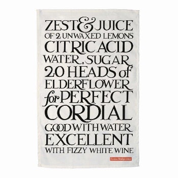 Black Toast Tea Towel by Emma Bridgewater