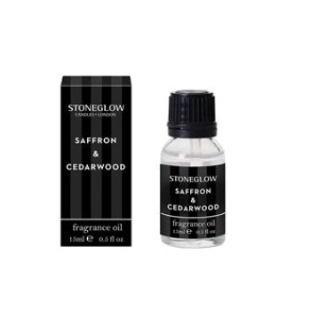 Modern Classics New Saffron & Cedarwood Fragrance Oil 15ml by Stoneglow