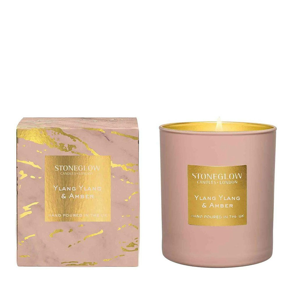 Luna Ylang Ylang & Amber Tumbler Candle by Stoneglow
