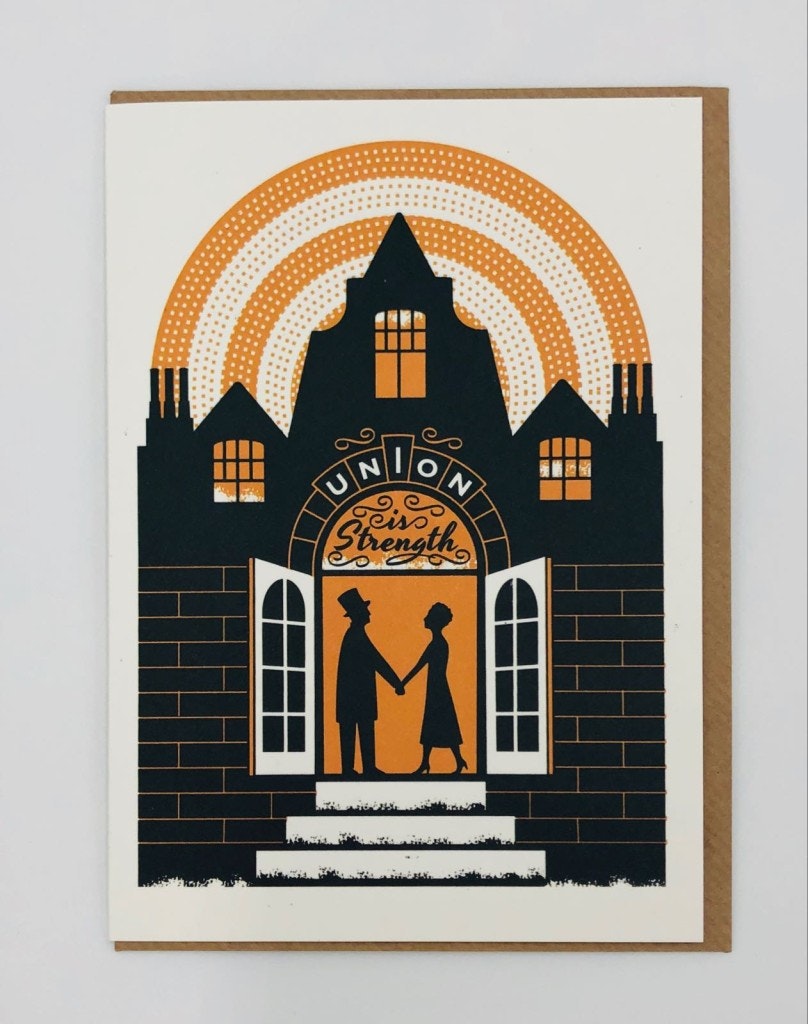 Union is Strength Card by Pressed And Folded