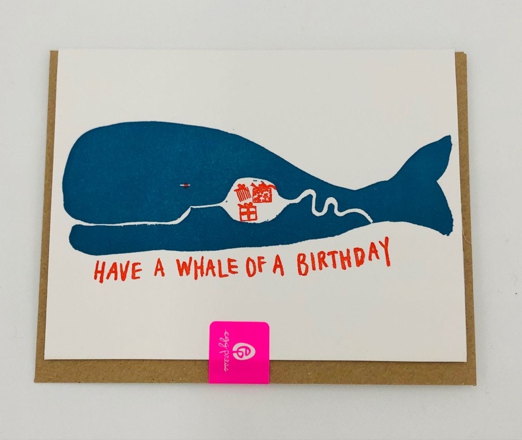 Whale Of A Birthday Card by 1973